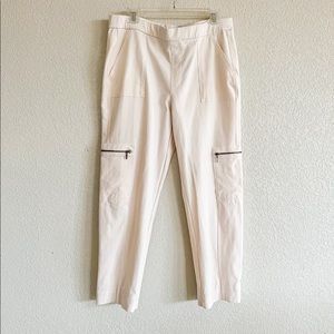 Susan Graver Weekend Cream Trouser Pant